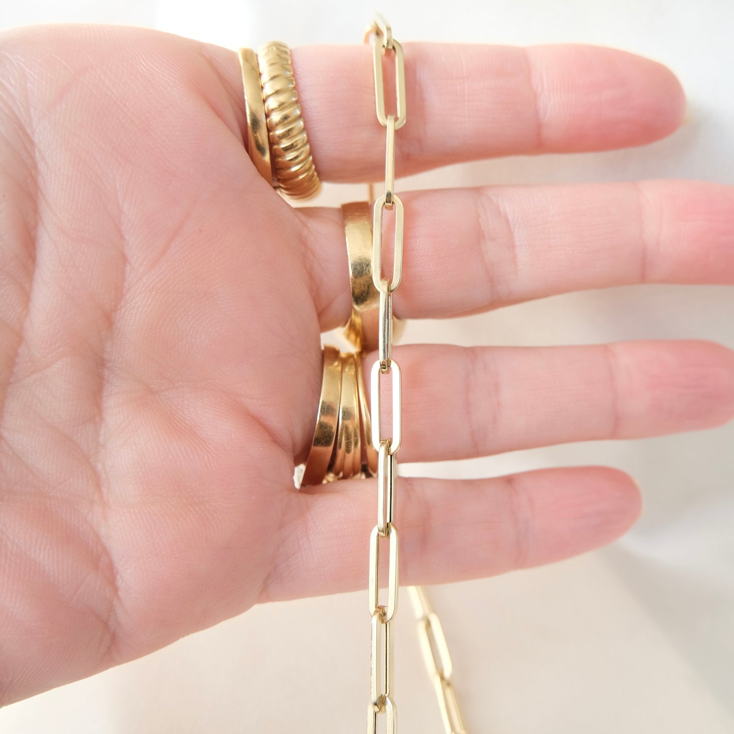 Silo 14k Paperclip Necklace