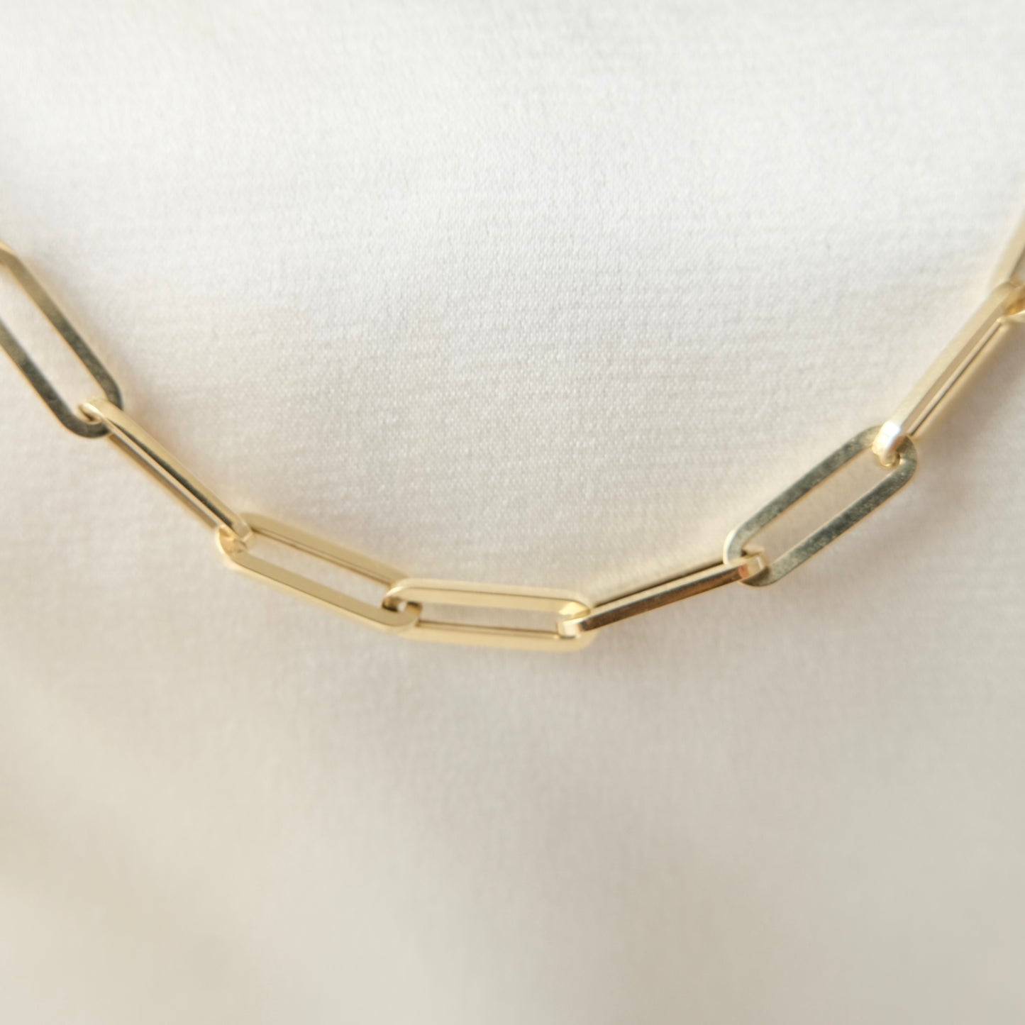 Silo 14k Paperclip Necklace