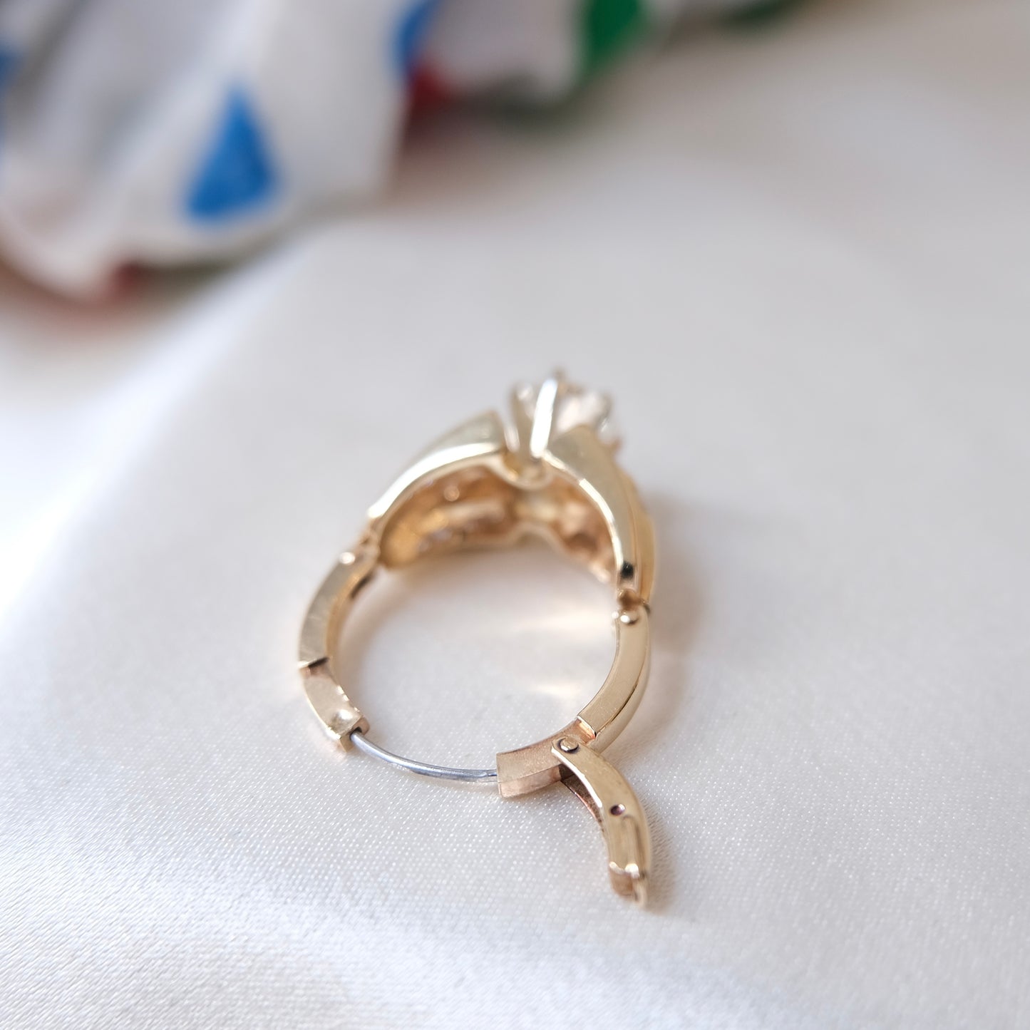Corsa 14K Diamond Engagement Ring