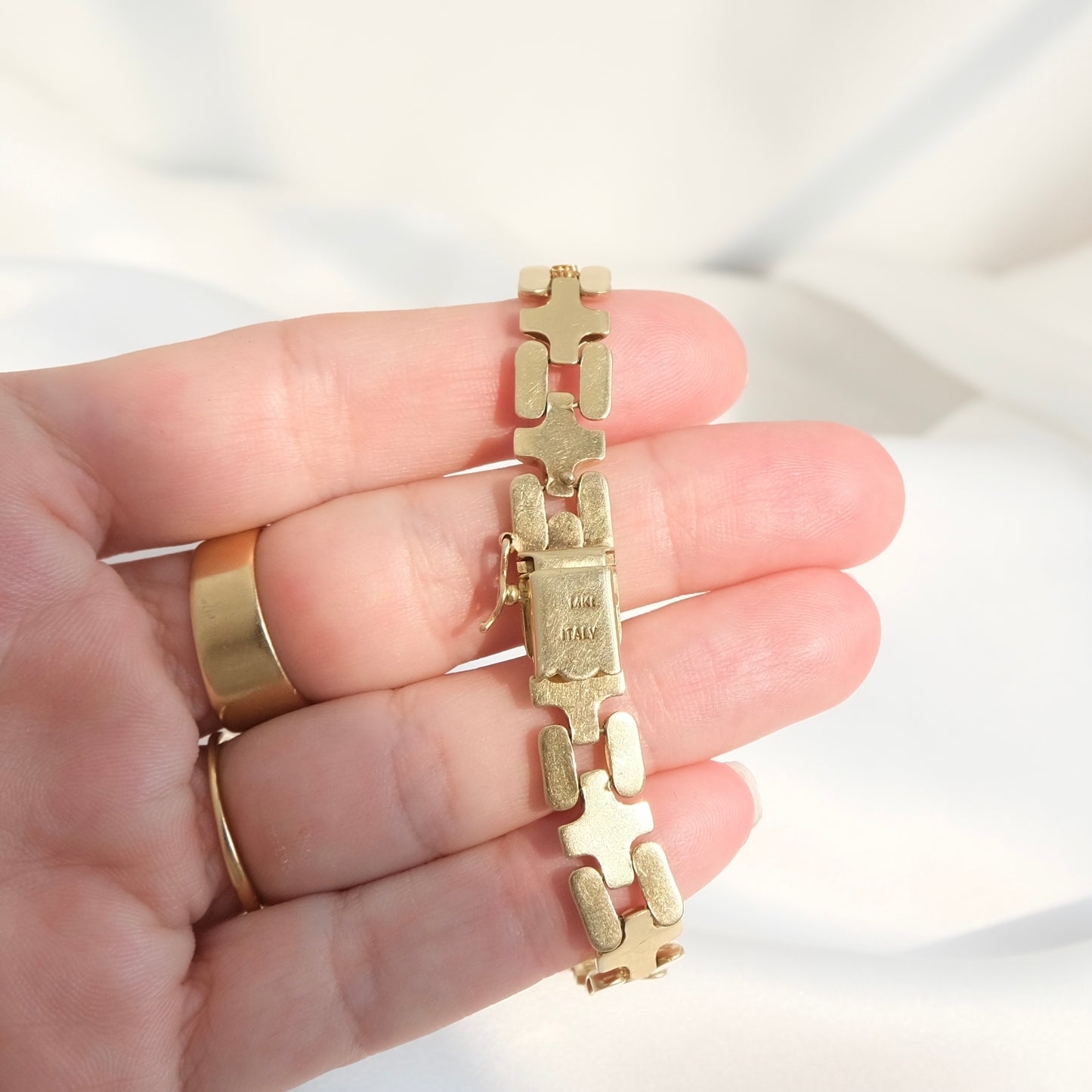 Aurelie 14k Diamond Panther Link