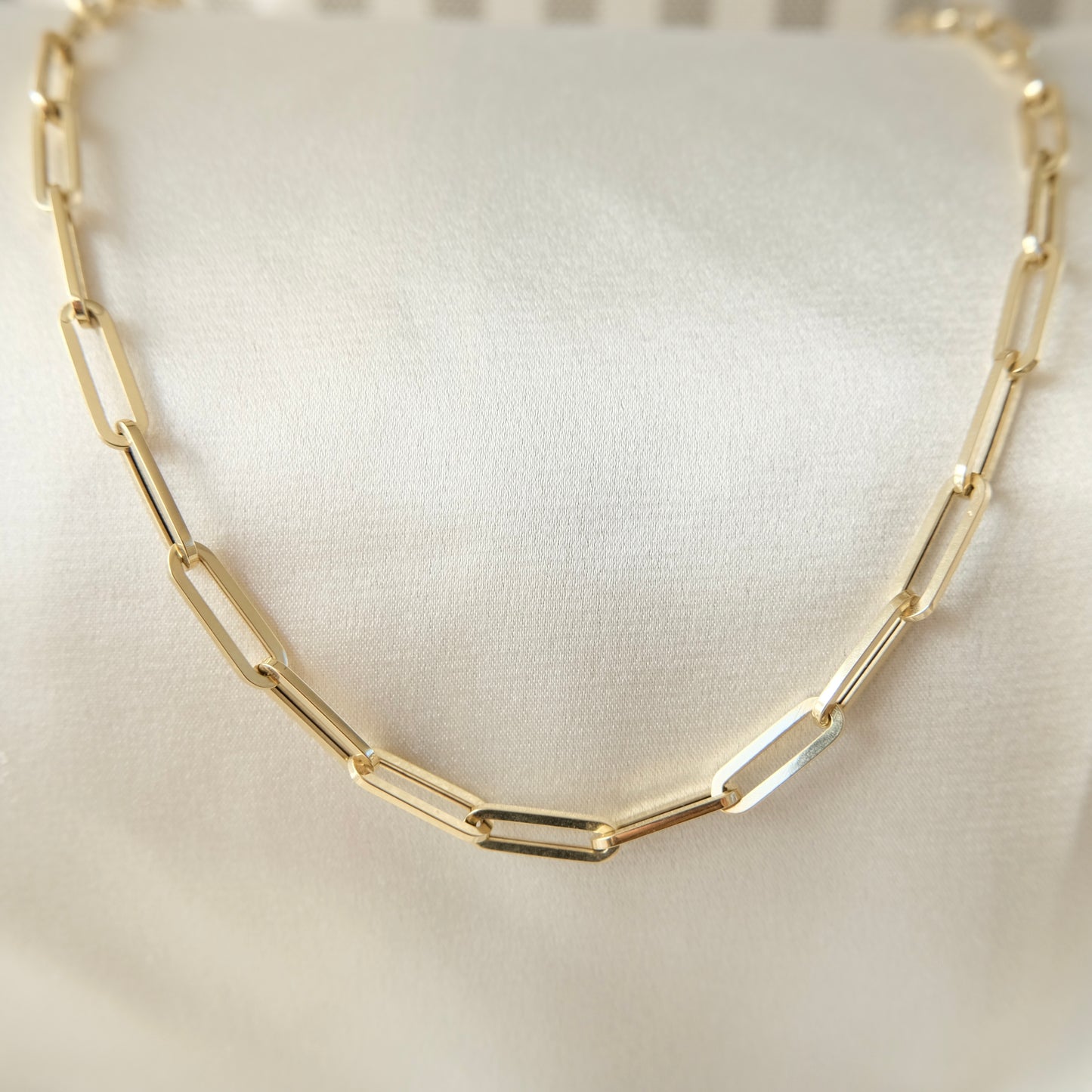 Silo 14k Paperclip Necklace