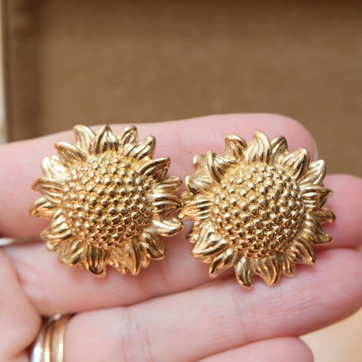 BOHEME 14K Sunflower Earrings