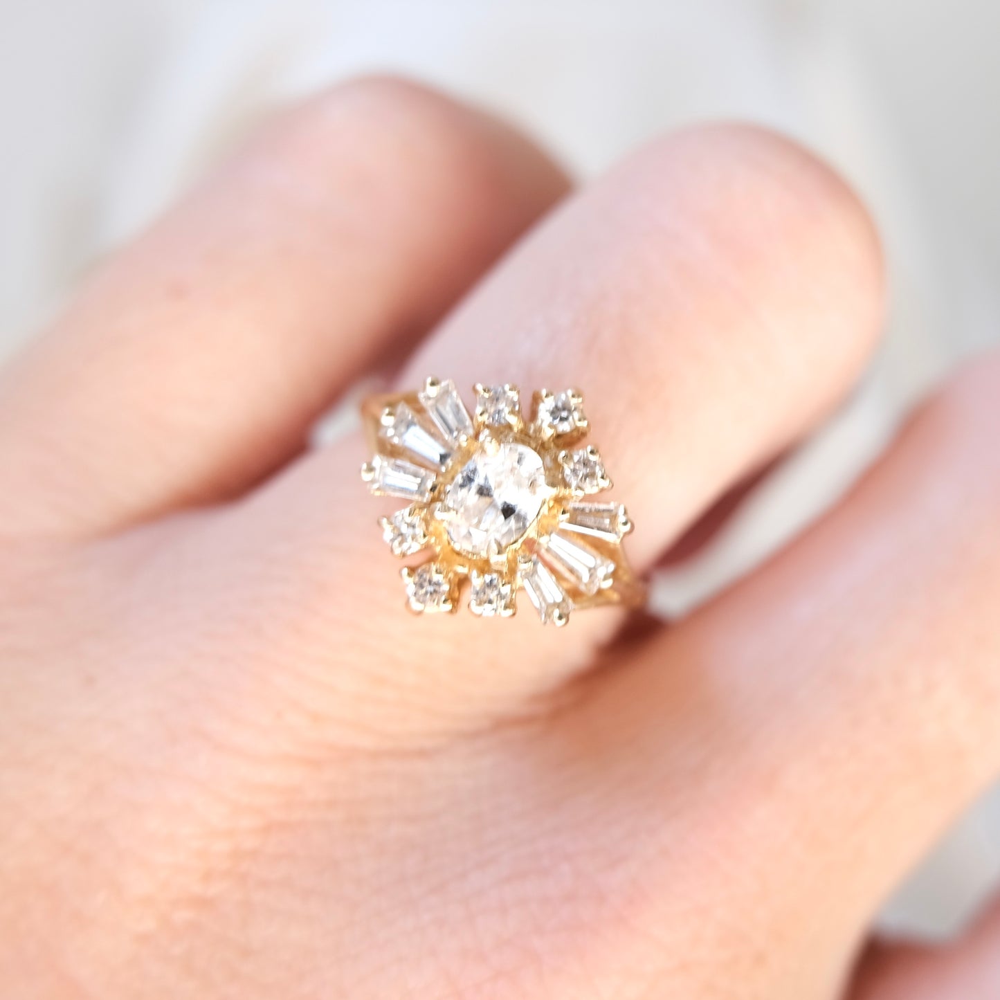 Ballerina 14K Diamond Ring