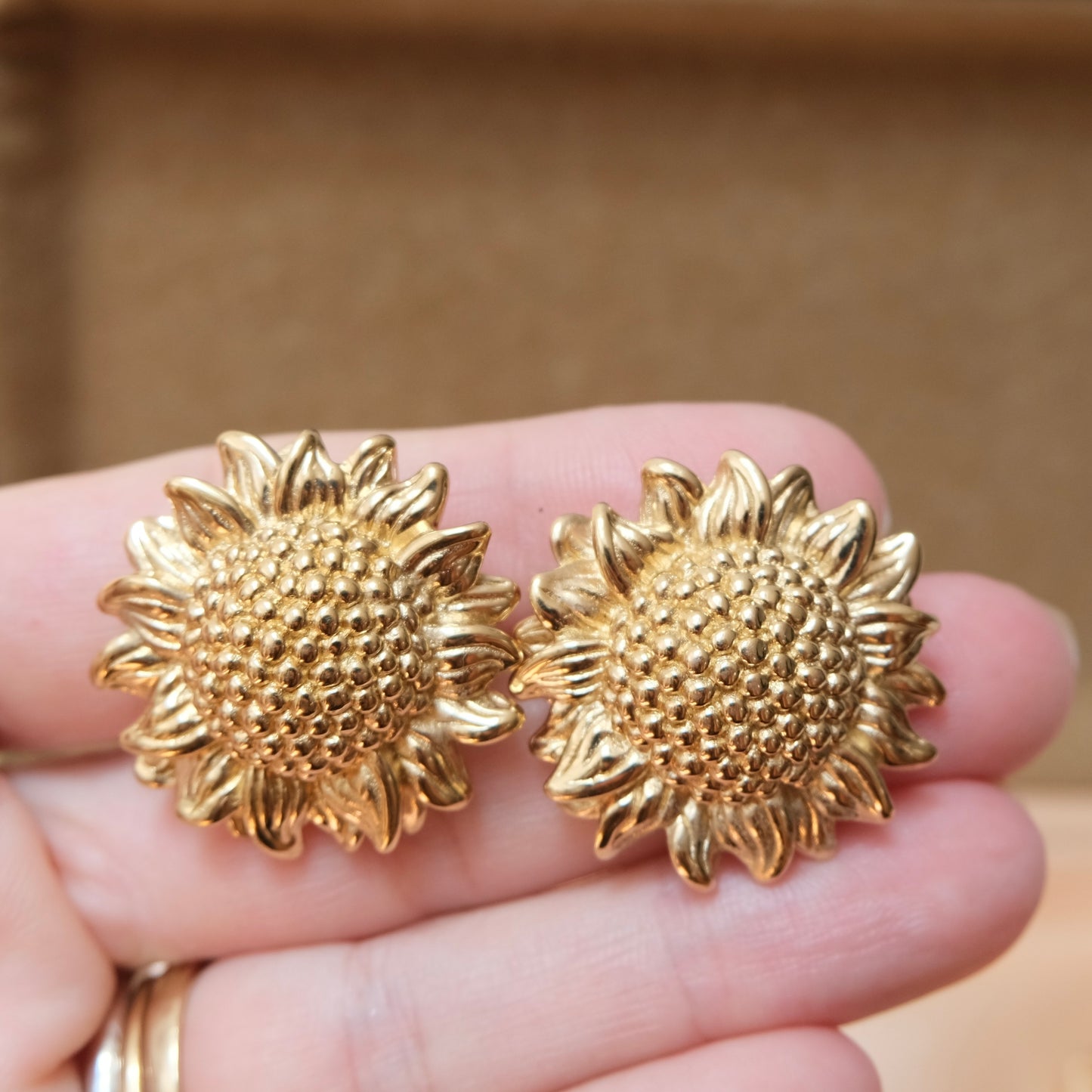 BOHEME 14K Sunflower Earrings