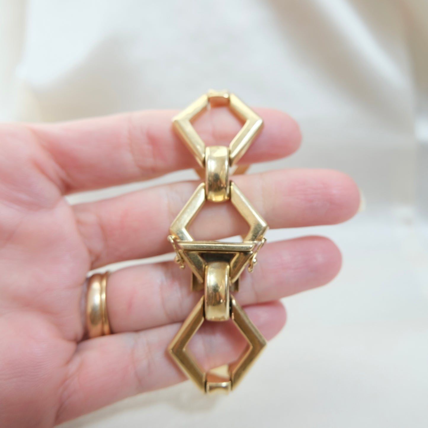 Zion 18k Fancy Link Bracelet