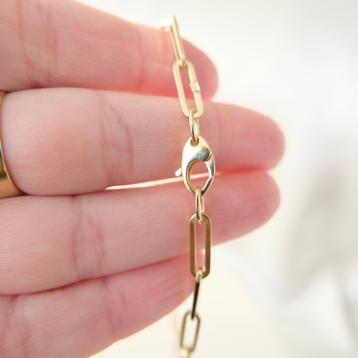 Silo 14k Paperclip Necklace