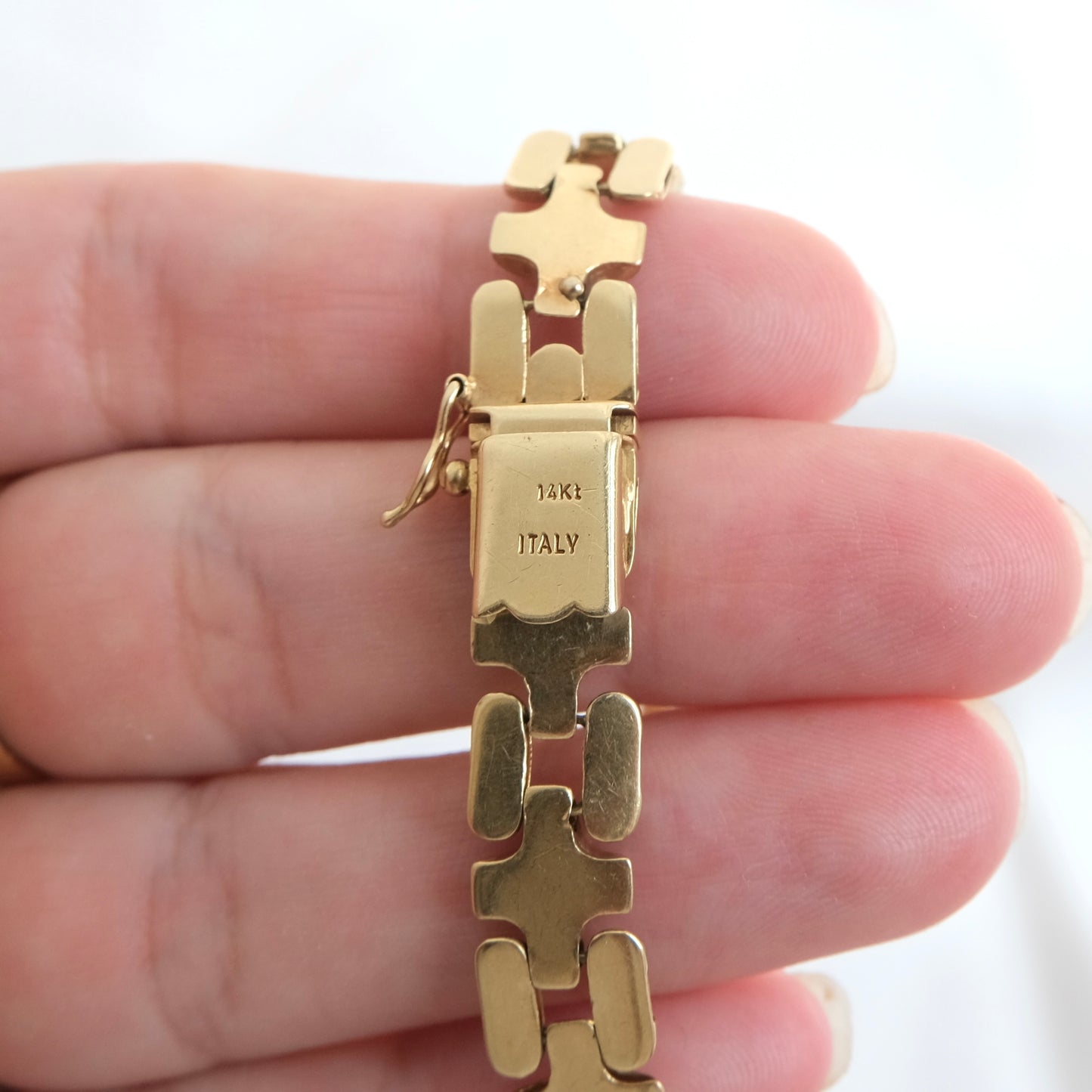 Aurelie 14k Diamond Panther Link