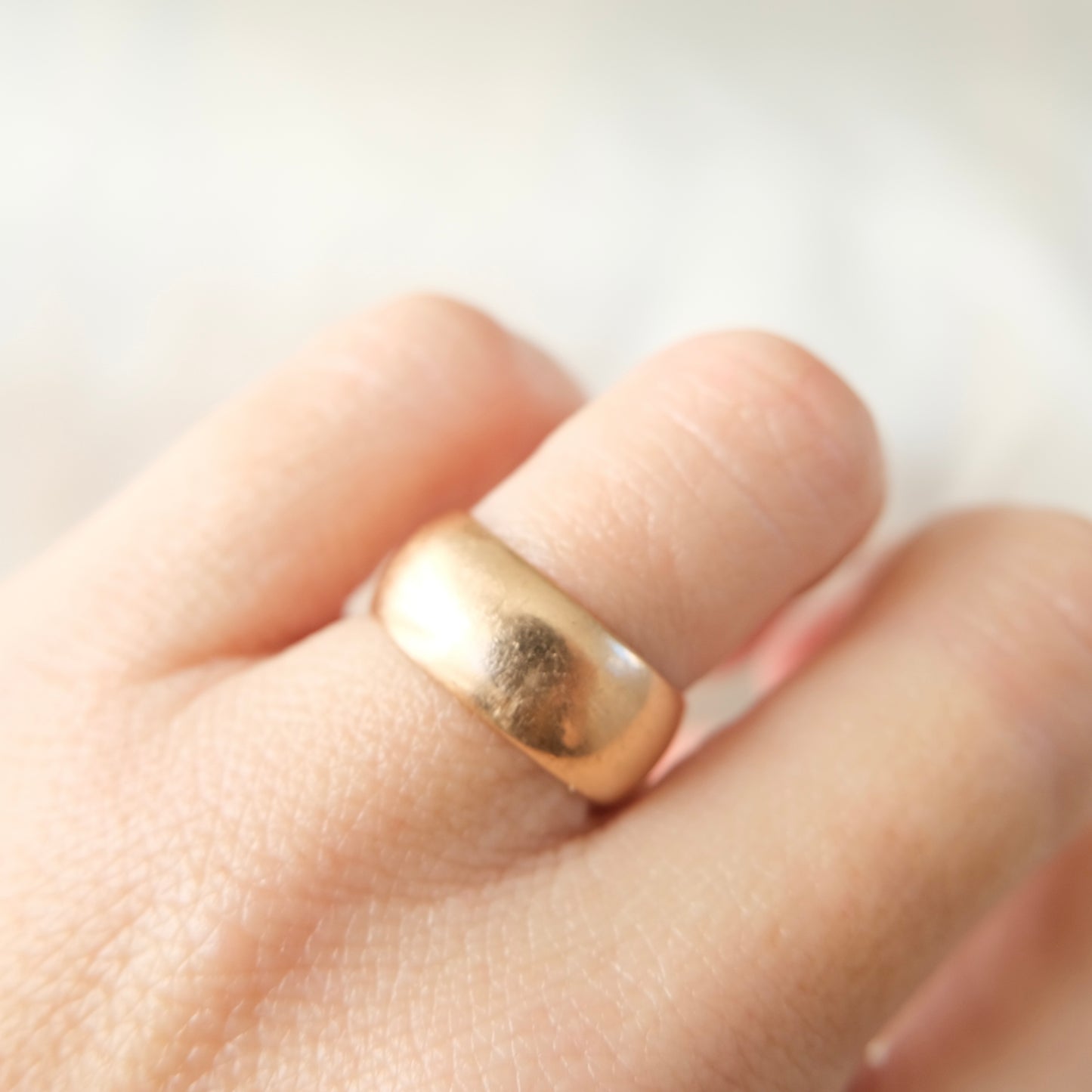 Frey 14k Wide Cigar Band