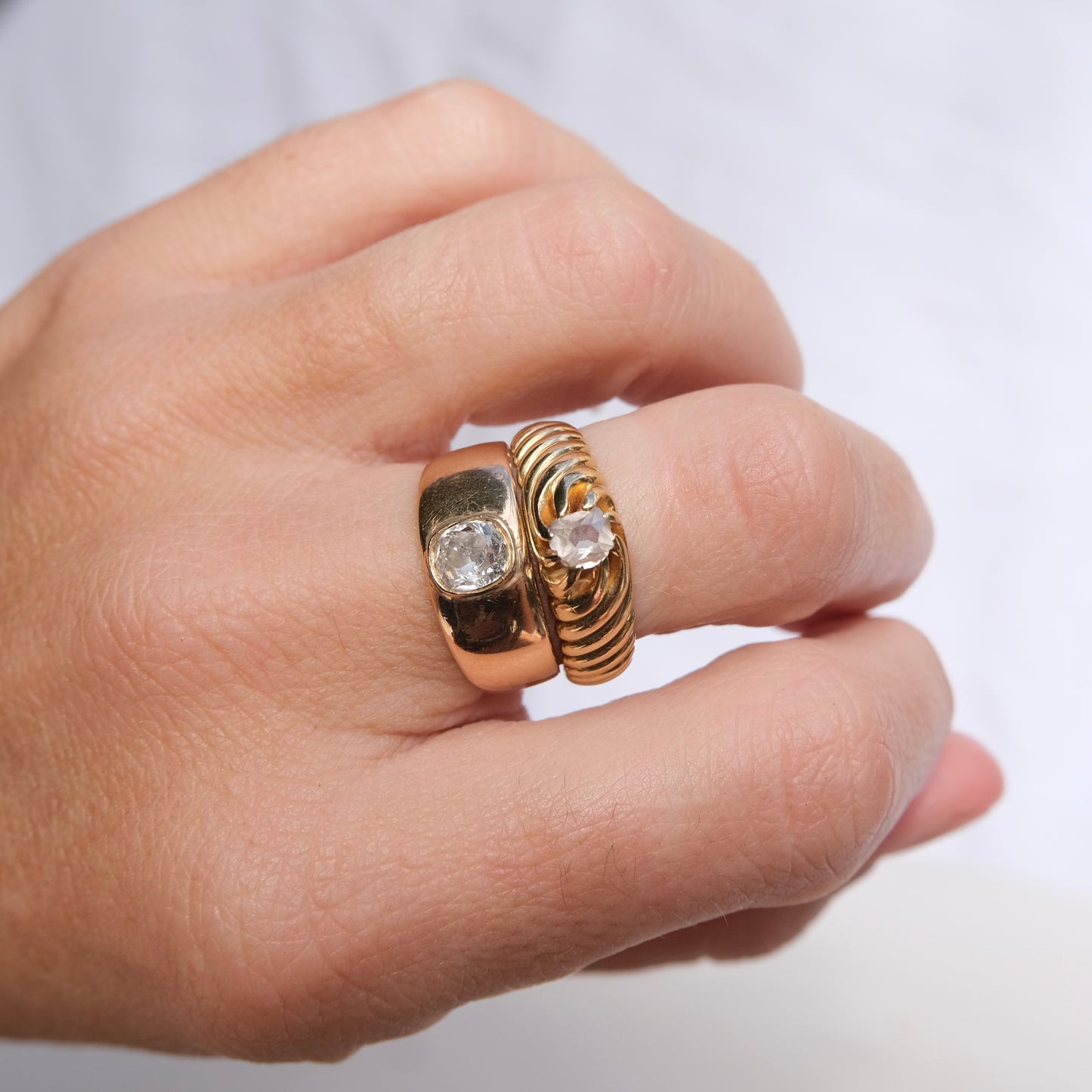 Boleyn 18k French Ring