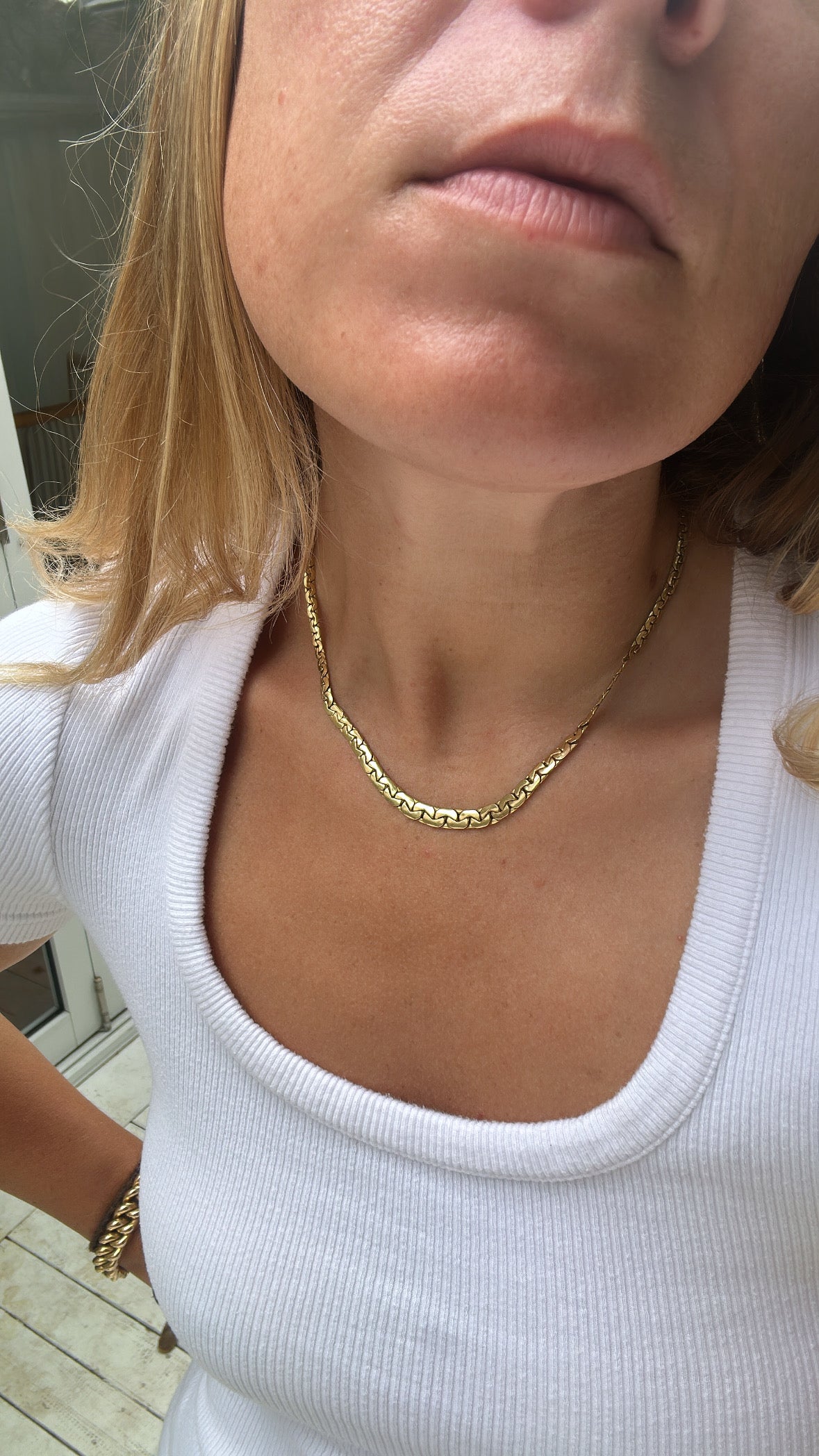 LAYAWAY 18k C Link Necklace