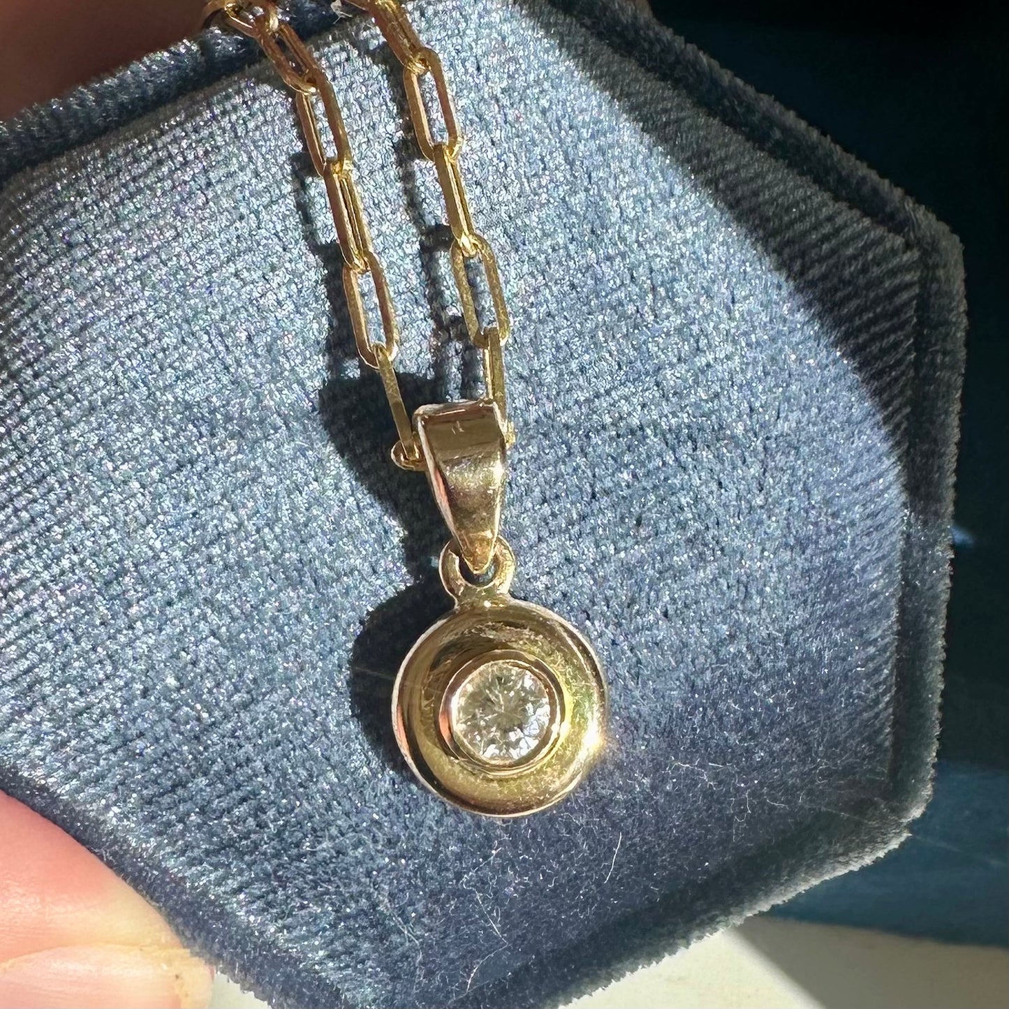 Hattie 18k Diamond Pendant