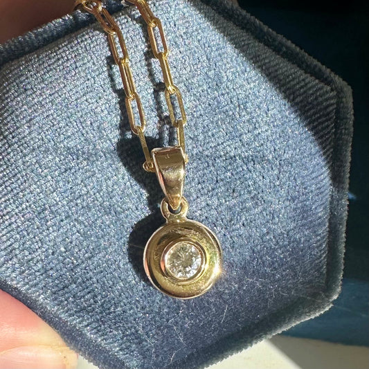Hattie 18k Diamond Pendant