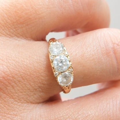 1.72 Carat Diamond Trilogy Ring