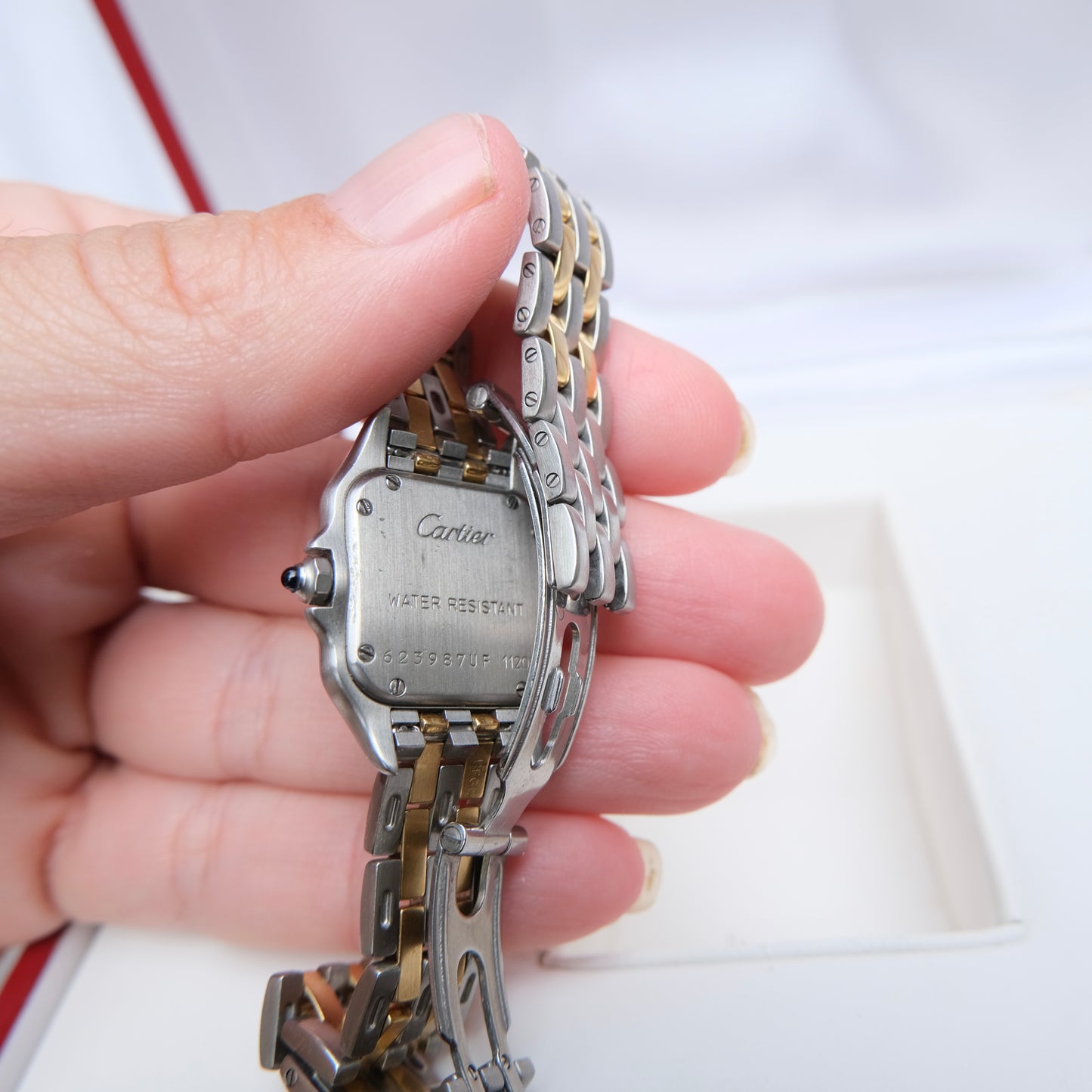 Cartier 18k & Steel Panthere Watch