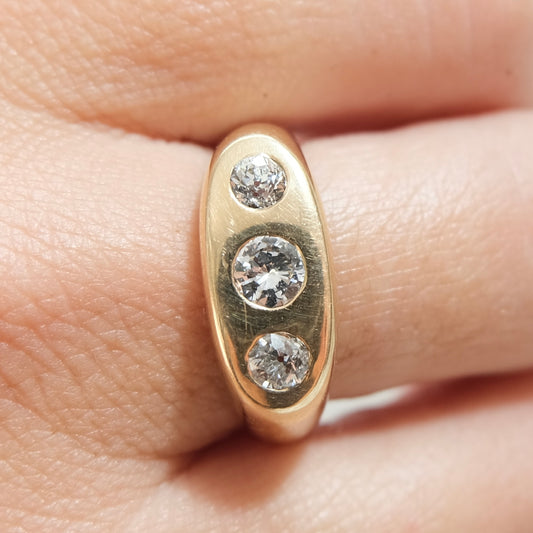 Audrey Diamond Trilogy Ring