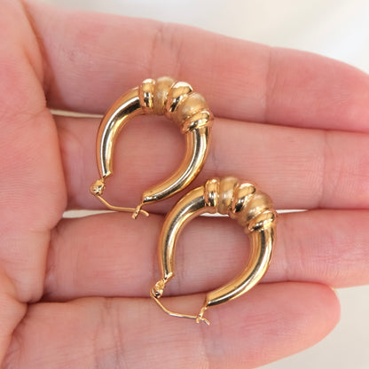 14k Vista Hoops