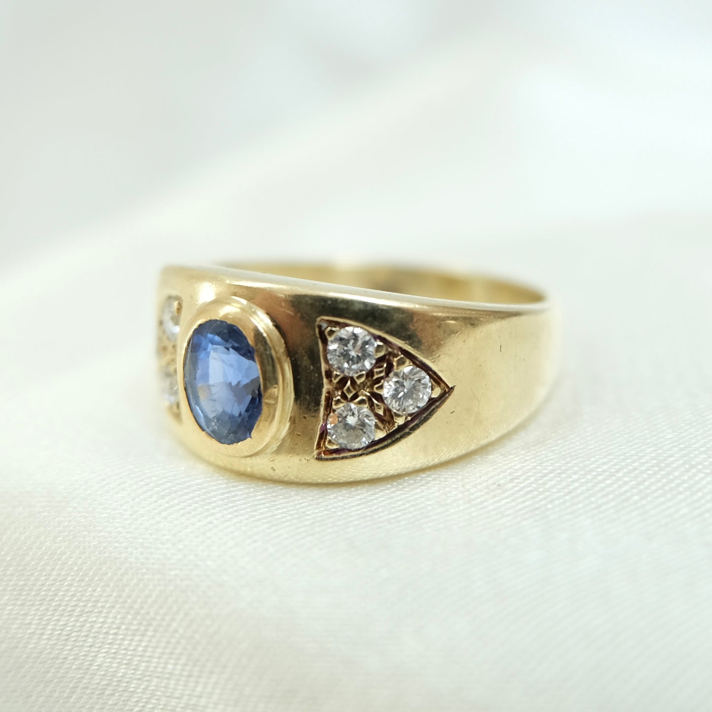 Celeste 14k Sapphire & Diamond Ring