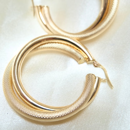 Twisté Grande Hoops