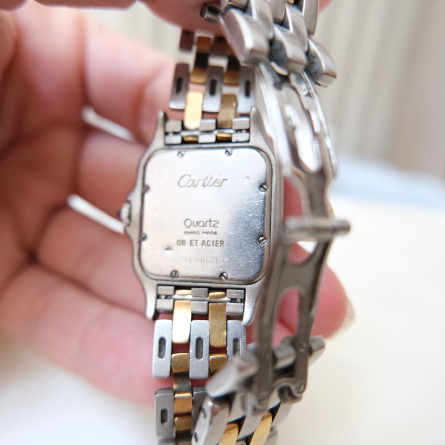 Cartier 18k & Steel Panthere Watch