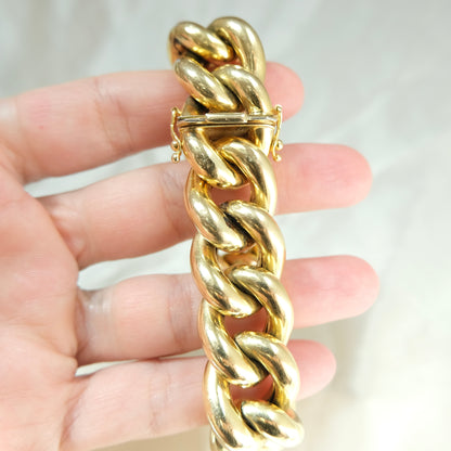 Super Curb 14k Bracelet Italian