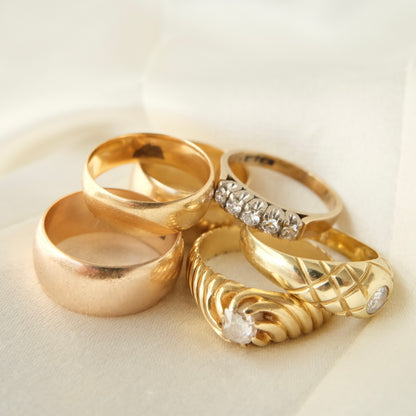 Orion 14k Wide Cigar Band