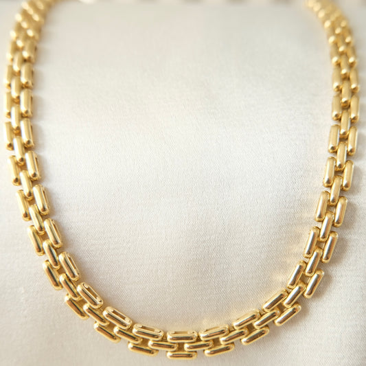 Oli 18k Panther Link Necklace