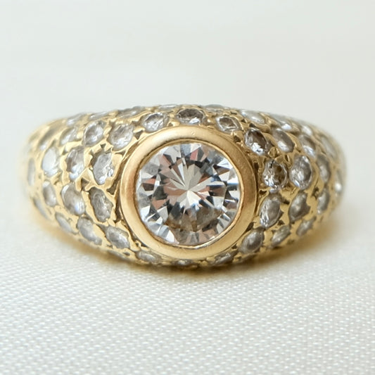 Arc 18k Diamond Ring