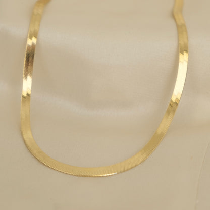 Florence 18K Herringbone Necklace 20”