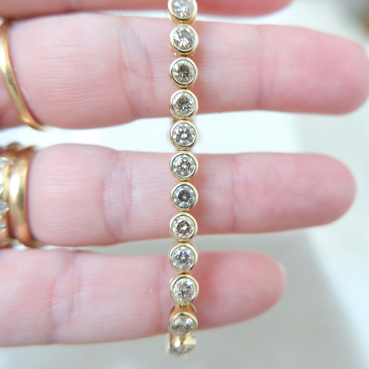 Riviere Diamond Tennis Bracelet