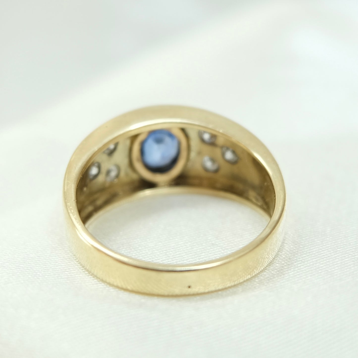 Celeste 14k Sapphire & Diamond Ring
