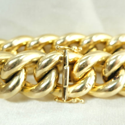 Super Curb 14k Bracelet Italian