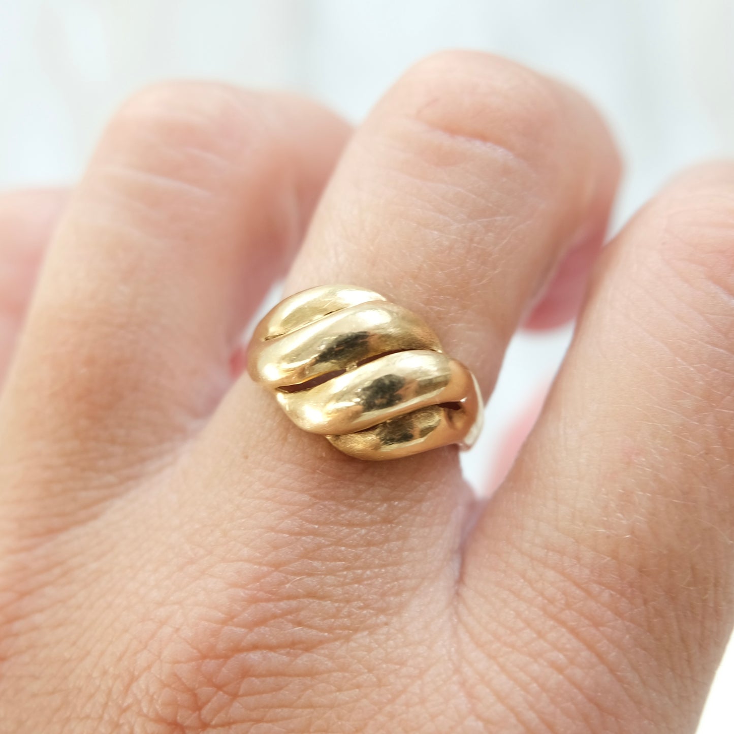 Evie 14k Croissant Ring