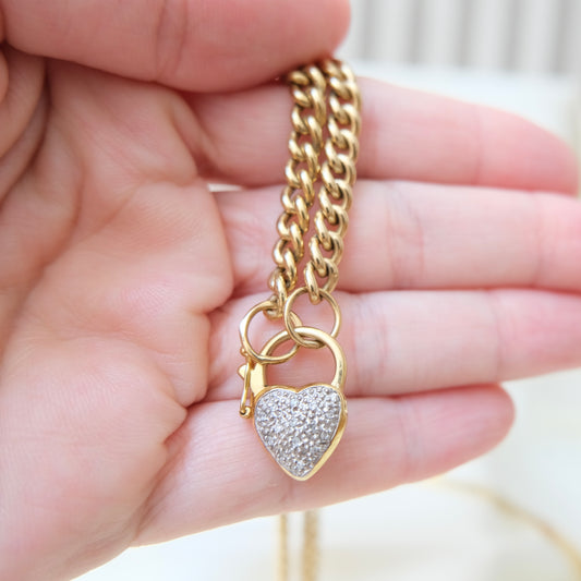 Coucou 9k Heart Chain