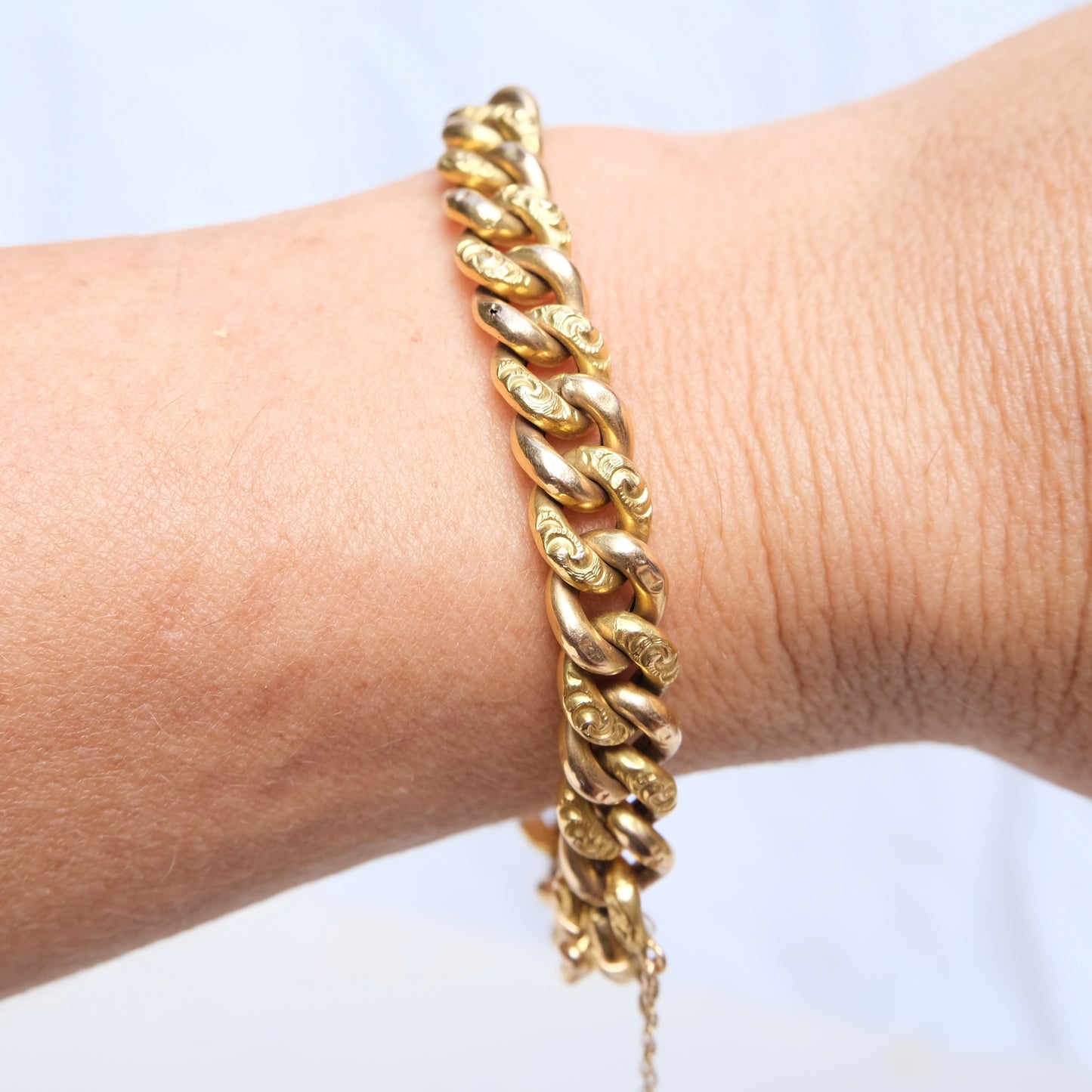 Margaret 18k Curb Link Bracelet