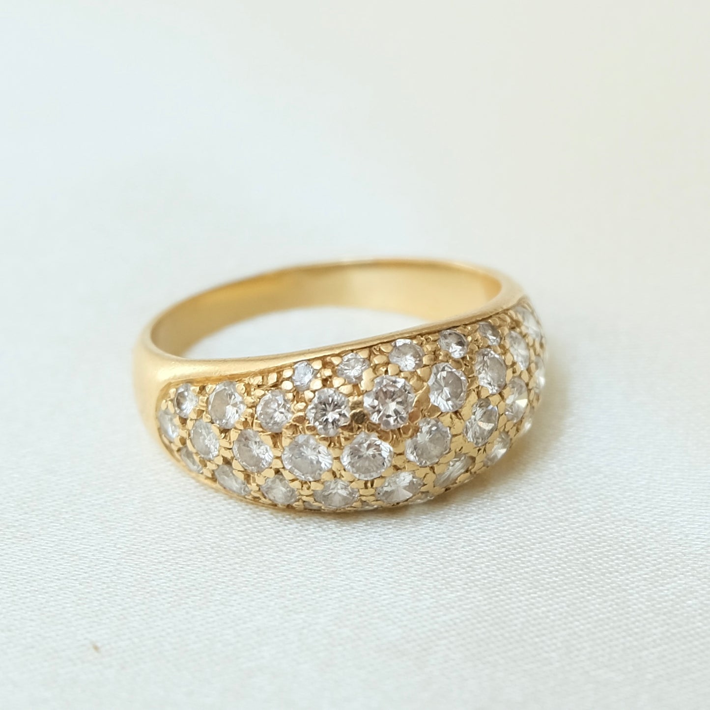 Anelle 18k Diamond Pavé Ring