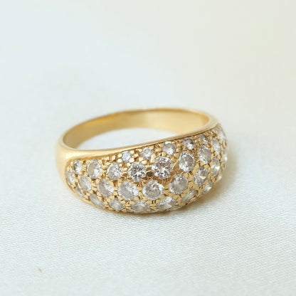 Anelle 18k Diamond Pavé Ring
