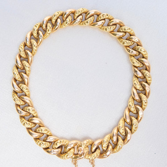 Margaret 18k Curb Link Bracelet