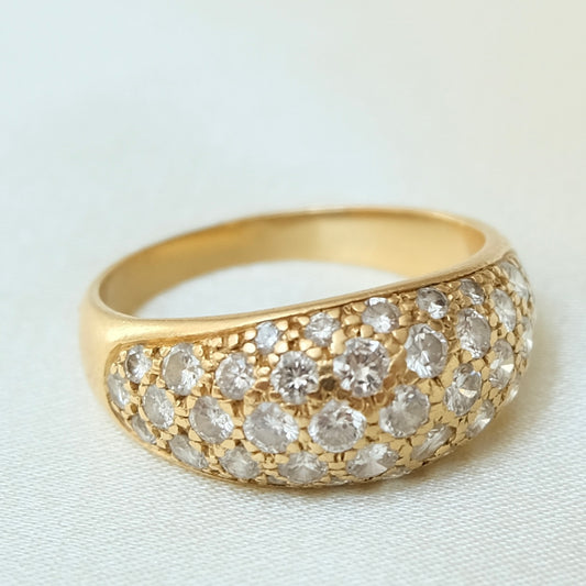 Anelle 18k Diamond Pavé Ring