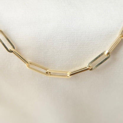 Silo 14k Paperclip Necklace