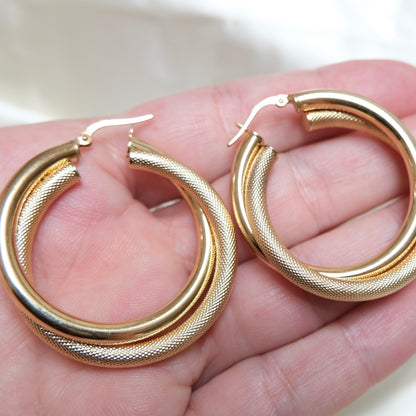 Twisté Grande Hoops