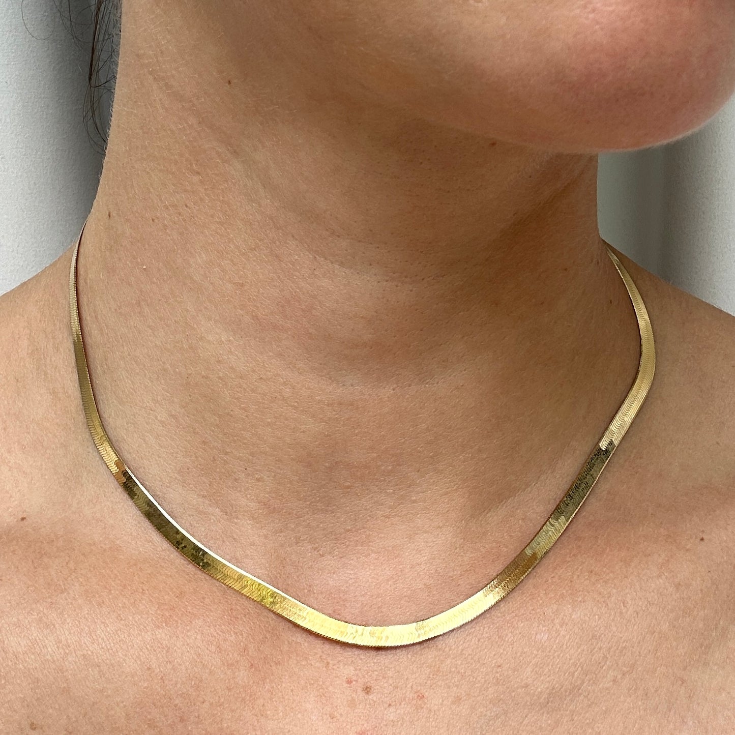 Amore 16" Herringbone Necklace