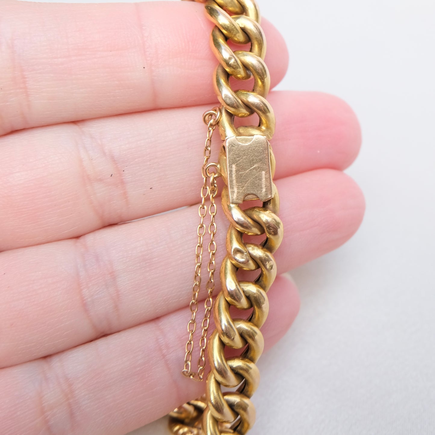 Margaret 18k Curb Link Bracelet