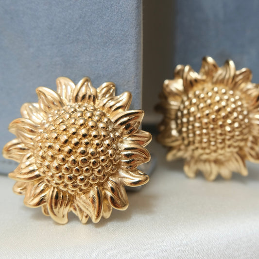 BOHEME 14K Sunflower Earrings