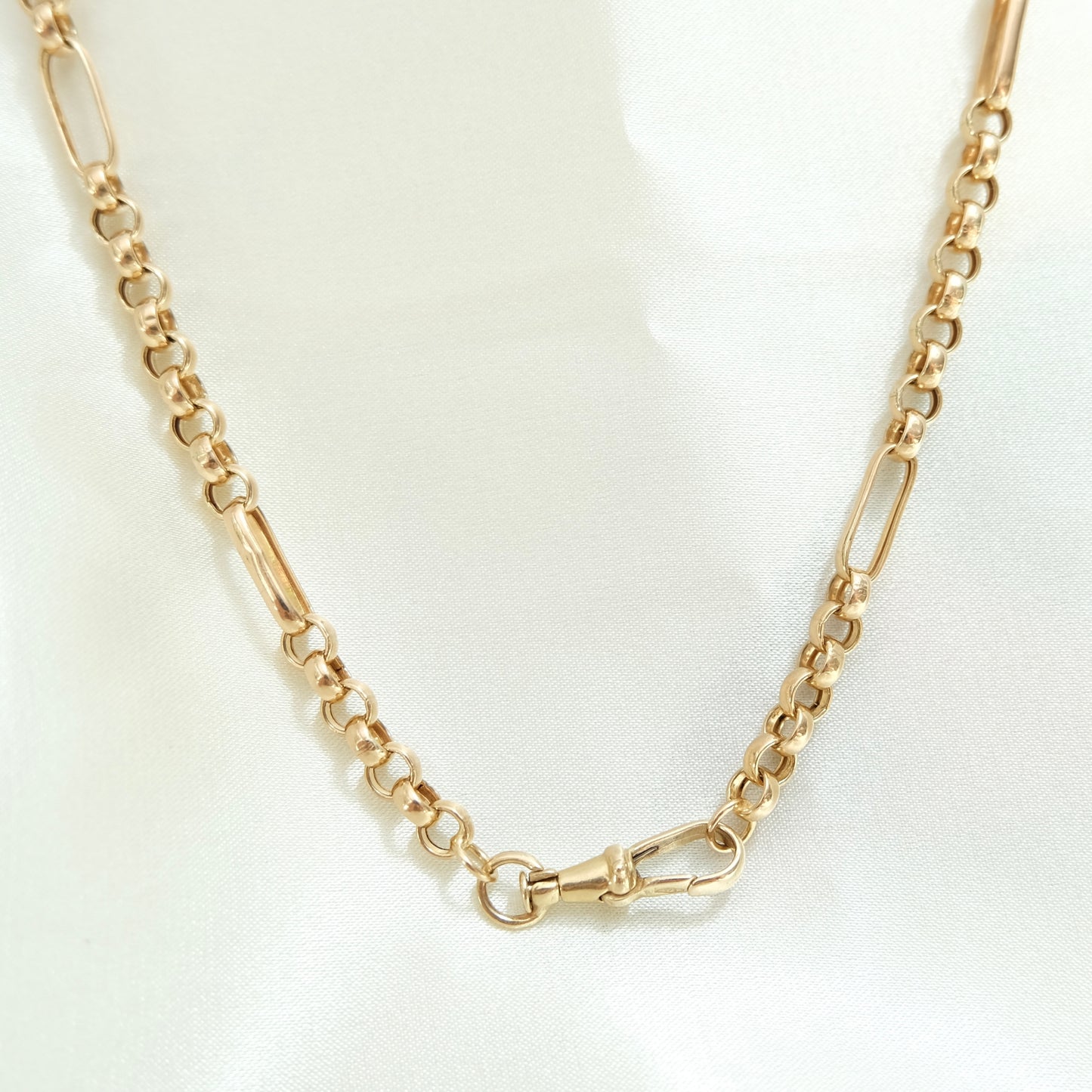 9k Antique Albert Chain