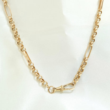 9k Antique Albert Chain