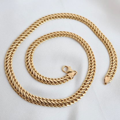 Trois 14k Wheat Chain