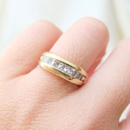 Carre Diamond 14k Ring