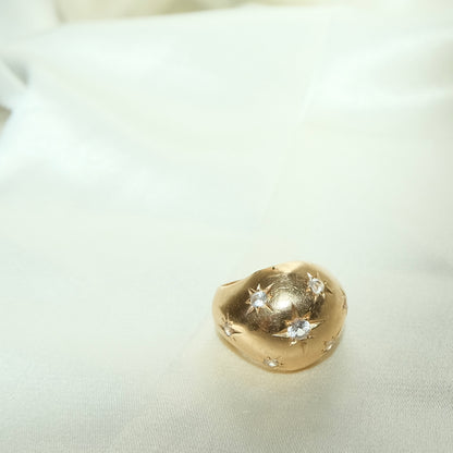 18k Celestial Bombe Ring