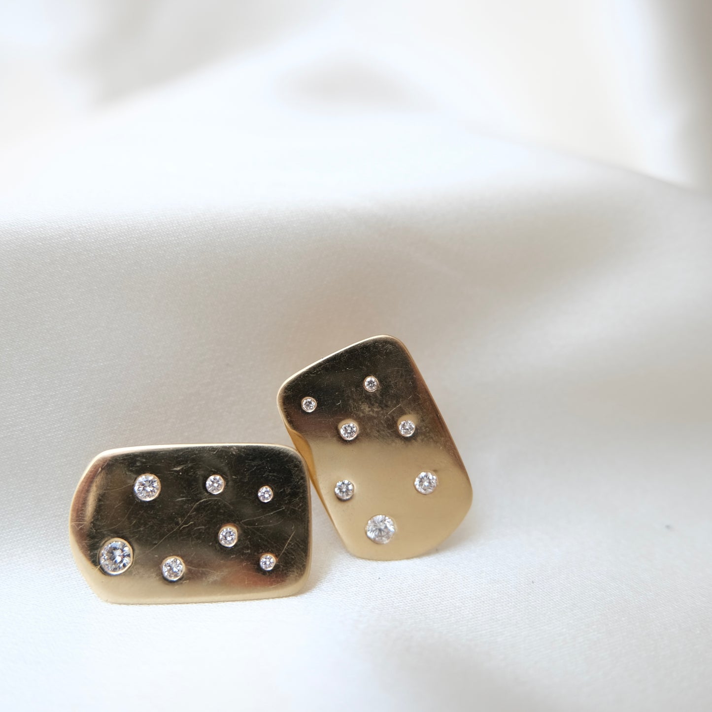 14k Celestial Diamond Earrings