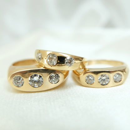Audrey Diamond Trilogy Ring